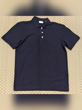 Handvaerk Pique Polo Navy Men's Size Small Made in Peru